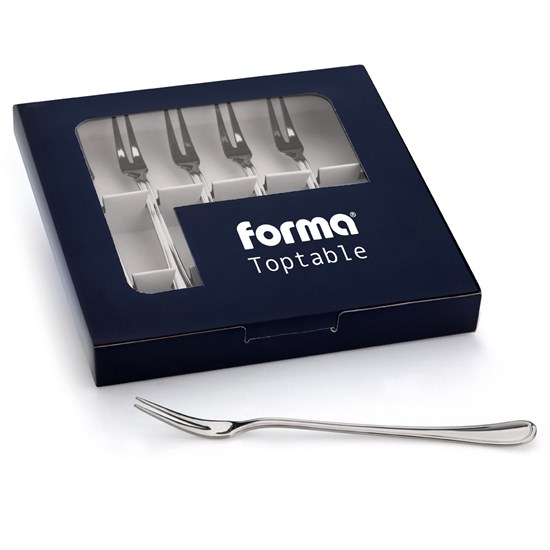 Imagem CONJUNTO 6 GARFOS PARA PETISCO MIDAS TOP TABLE EM AÇO INOX - FORMA UTILIDADES