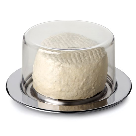 Imagem PRATO PARA QUEIJO LIGHT VISION EM AÇO INOX 17CM - FORMA UTILIDADES
