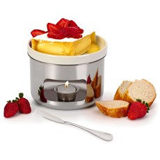 Imagem de SERVIÇO PARA FONDUE QUEIJO BRIE COM 4 PEÇAS - Metalurgica Forma Ltda