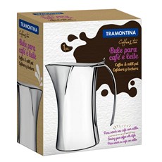 Imagem de BULE AÇO INOX PARA CAFÉ E LEITE 440ML HARMONY TRAMONTINA - Tramontina Nordeste S A