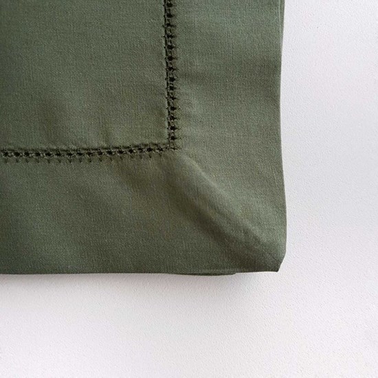 Imagem GUARDANAPO DE TECIDO 40X40 PERCAL VERDE MILITAR