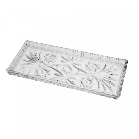 Imagem TRAVESSA DE CRISTAL DE CHUMBO DRAGON 34X15X2,5CM - LYOR