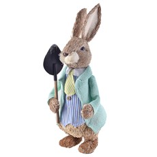 Imagem de COELHO COM PÁ RÚSTICO COLORIDO 53CM 49529 GRILLO - Grillo Ltda