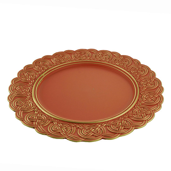 Imagem SOUSPLAT PLÁSTICO ROSE 33CM