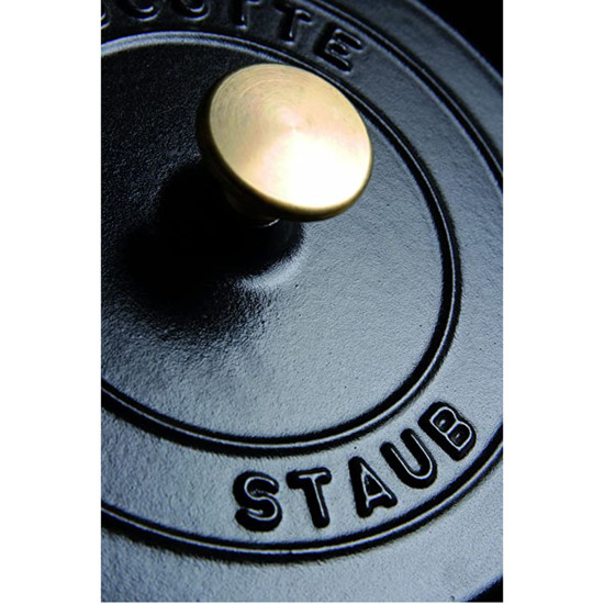 Imagem CAÇAROLA REDONDA 16CM PRETO FERRO FUNDIDO STAUB ZWILLING