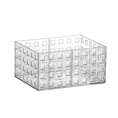 Imagem de ORGANIZADOR EMPILHÁVEL 16X11,5X8CM QUADRATTA CRISTAL PARAMOUNT - Paramount Ind E Com De Plast Ltda