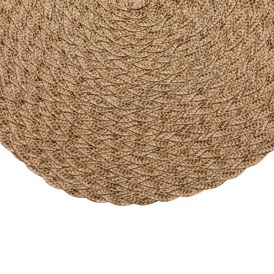 Imagem LUGAR AMERICANO LEAF MARROM EM PLÁSTICO 38CM - WOLFF