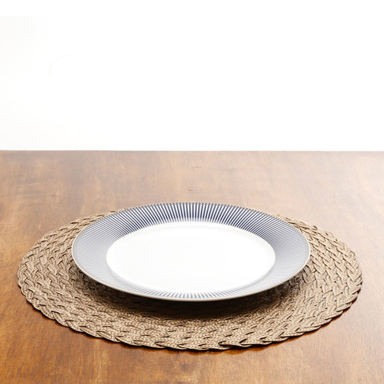 Imagem LUGAR AMERICANO LEAF MARROM EM PLÁSTICO 38CM - WOLFF