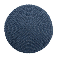 Imagem de LUGAR AMERICANO LEAF AZUL ESCURO EM POLIESTER 38CM - WOLFF - Rojemac Impotacao E Exportacao Ltda
