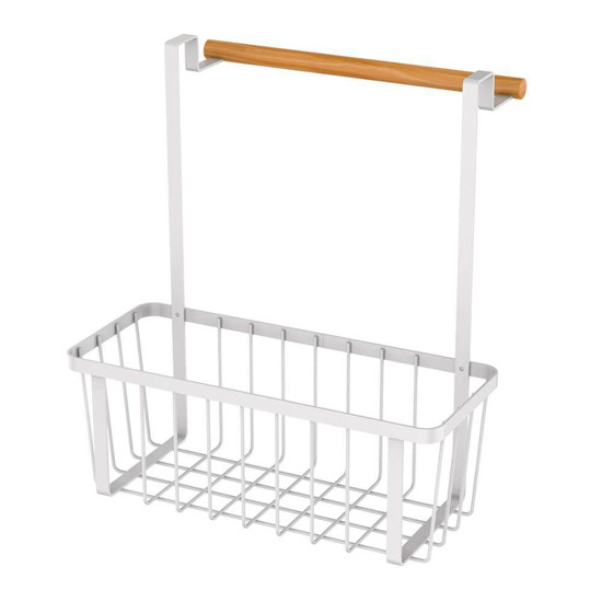 Imagem SUPORTE ORGANIZADOR PORTA METALLA BRANCO 27X18X29CM YOI