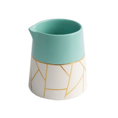 Imagem de FLOREIRA DECORATIVA AZUL COM ESTAMPA GEOMETRICA - Home Design Comercio, Importacao E Exportacao - Eireli