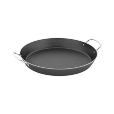 Imagem de PAELLERA TRAMONTINA LORETO EM ALUMÍNIO ANTIADERENTE STARFLON MAX COM ALÇAS GRAFITE 34CM 3,7L - Tramontina Nordeste S A