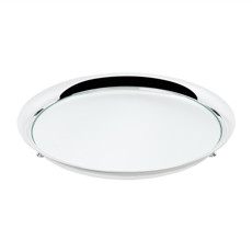 Imagem de BANDEJA REDONDA FEMME GRANDE PRATA COM ESPELHO - ST JAMES  - St James Industrial Ltda