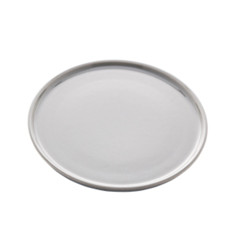 Imagem de PRATO SOBREMESA DE CERÂMICA VADIM CINZA CLARO 21CM - WOLFF - Rojemac Impotacao E Exportacao Ltda