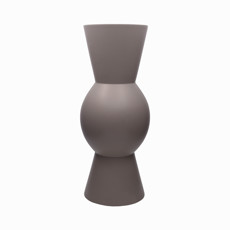 Imagem de VASO CINZA MÉDIO FOSCO 45,8X18,5CM MAZZOTTI - Mzt Home Decor Com Atac Varej Ceramica Ltda Me