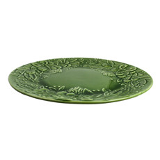 Imagem de TRAVESSA RASA REDONDA CELEBRATE VERDE COBRE 38X38X4 CM - SCALLA CERÂMICA - Scalla Ceramica Artistica Ltda-Epp