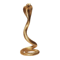 Imagem de ESCULTURA SERPENTE EM POLIRESINA DOURADA - MART  - Moas Industria E Comercio Importacao E Exportacao Ltda