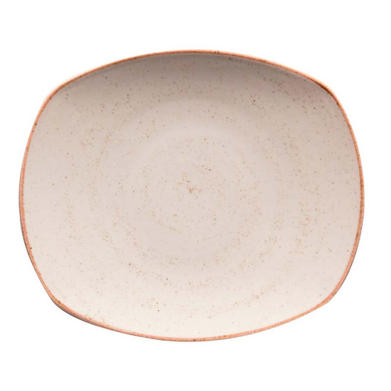 Imagem PRATO RASO RETANGULAR 17X19,3CM BLANC - CORONA ARTISAN  - YOI