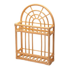 Imagem de NICHO COM PRATELEIRAS EM RATTAN 13X38X56CM - MART  - Moas Industria E Comercio Importacao E Exportacao Ltda