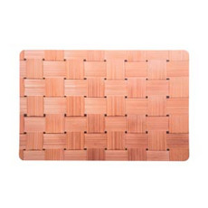 Imagem de LUGAR AMERICANO DE PLASTICO BAMBU TRESS 43,5X28,5CM - LYOR  - Coliseu Presentes Ltda
