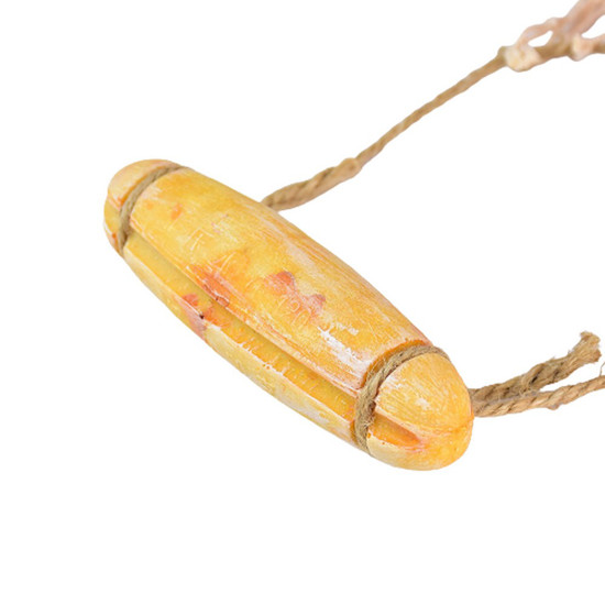 Imagem ENFEITE DECORATIVO CARANGUEIJO VERMELHO NA REDE - ENTRE MARES 