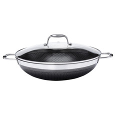 Imagem de PANELA WOK EM AÇO INOX 34CM 5L MAIL ORDER HIVE - OXFORD - Oxford Porcelanas Sudeste Ltda