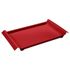 Imagem de BANDEJA CASUAL GRANDE 45,5 X 29,6 X 5 CM COR  VERMELHO BOLD COZA - BRINOX  - Brinox Metalurgica Sa