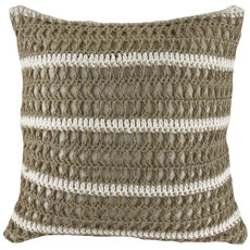 Imagem de ALMOFADA CROCHE MANUAL 52X52CM SISAL - DECORTEXTIL - B H Turqueto Decoracoes Me