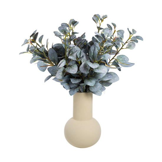 Imagem HASTE FOLHAS REAL TOQUE X3 VERDE 24X84CM GRILLO 51892