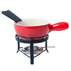 Imagem de APARELHO PARA FONDUE 8 PEÇAS VERMELHO - 1256/101  - Brinox Metalurgica Sa