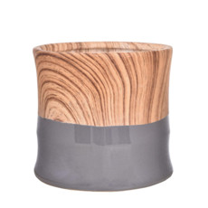 Imagem de VASO DECORATIVO BOHO 13CM INV NEVOA EM CERÂMICA - GRILLO  - Grillo Ltda