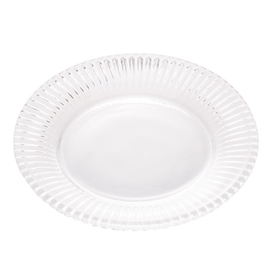 Imagem PRATO PARA SOBREMESA DE CRISTAL DE CHUMBO RENAISSANCE 19CM - LYOR 