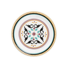 Imagem de PRATO PARA SOBREMESA FLOREAL LUIZA 20CM DE CERÂMICA - OXFORD - Oxford Porcelanas Sudeste Ltda