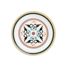 Imagem de PRATO PARA SOBREMESA FLOREAL LUIZA 20CM DE CERÂMICA - OXFORD - Oxford Porcelanas Sudeste Ltda