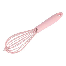 Imagem de BATEDOR DE OVOS E MASSAS FOUET MANUAL SILICONE 31CM ROSA WECK  - Weck Ud Comercio Impor E Expo De Utilidades Ltda