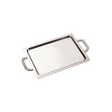 Imagem de BANDEJA RETANGULAR CASCIA INOX RIVA 27X16,5X1CM - Br Comercio De Utensilios Domesticos Eireli