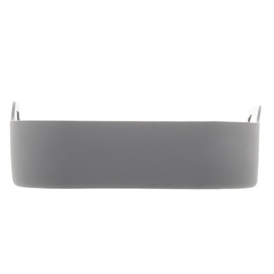 Imagem FORMA QUADRADA DE SILICONE CINZA PARA AIR FRYER 20CM X 7CM - LYOR