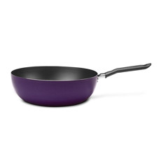 Imagem de FRIGIDEIRA WOK EM ALUMÍNIO ANTIADERENTE 24CM 2,30L FUN COLORS ROXO - BRINOX - Brinox Metalurgica Sa