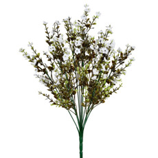 Imagem de BUQUÊ DECORATIVO CARINHO DE MÃE BRANCO EM PLÁSTICO MOLDÁVEL 44X19 CM - GRILLO - Grillo Ltda