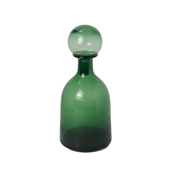 Imagem VASO DECORATIVO EM VIDRO COR VERDE 34X15X15CM - GRILLO 54762