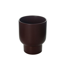 Imagem de VASO DECORATIVO DE CERÂMICA COR VINHO 15X11X19CM - GRILLO 54859 - Grillo Ltda