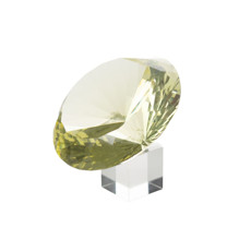 Imagem de ADORNO DECORATIVO DE VIDRO COR DOURADO - GRILLO 54514 - Grillo Ltda