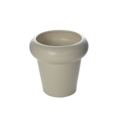 Imagem de VASO DECORATIVO DE CERÂMICA COR CREME 11X19X18,5CM - GRILLO 54875 - Grillo Ltda