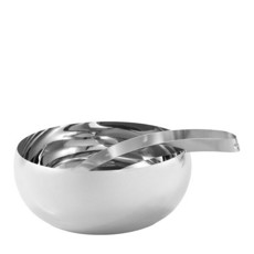 Imagem de SALADEIRA RITRATTO COM PEGADOR DE INOX REDONDA 3,5 LITROS 24X24X11CM - RIVA  - Br Comercio De Utensilios Domesticos Eireli