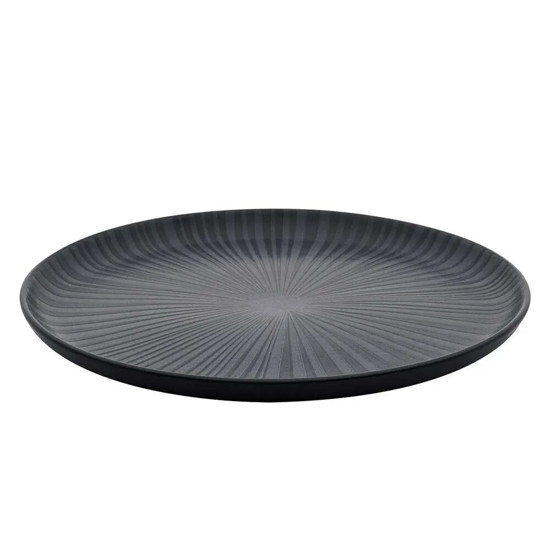Imagem PRATO RASO 26 CM FLAT ÔNIX DE CERÂMICA - OXFORD 