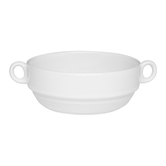 Imagem TIGELA CONSOMME COM ASA 400 ML BRANCO - OXFORD 