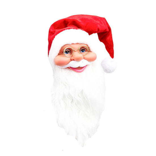 Imagem ENFEITE NATALINO PARA PENDURAR CABEÇA DE PAPAI NOEL 50CM - GRILLO 54826