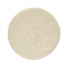 Imagem de LUGAR AMERICANO CELEBRATE AVULSO BRANCO E DOURADO 38CM - COPA & CIA - Copa Industrial Ltda