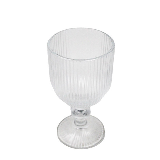 Imagem JOGO DE TAÇAS EM VIDRO GRACE TRANSPARENTE 240ML 6 UNIDADES DE 8X8X14CM - YANGZI
