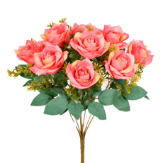 Imagem de BUQUÊ ROSA IMPERIAL X9 ROSA 28X44CM - GRILLO 53550 - Grillo Ltda